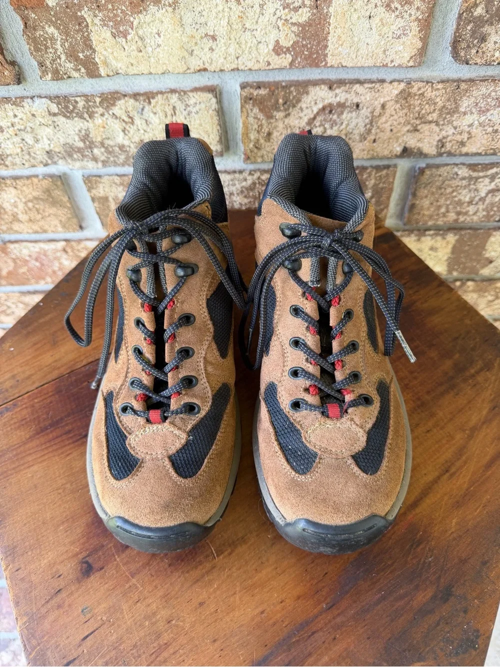 Lands' End Suede Trail Hiking Boots Women’s Size 7M